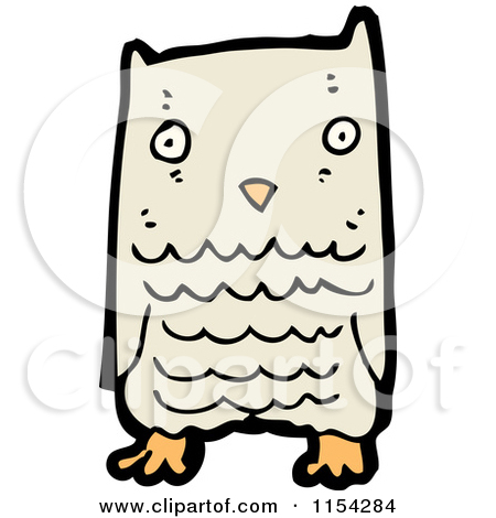 Cartoon Of A Thinking Owl   Royalty Free Vector Clipart By