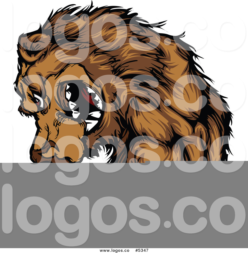 Free Vector Of A Logo Of A Flexing Strong Competitive Bear By Chromaco