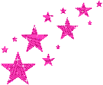 Glitter Graphics   Stars   Pink Stars