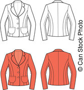 Jacket   Vector Illustration Of Womens Business Jacket Front