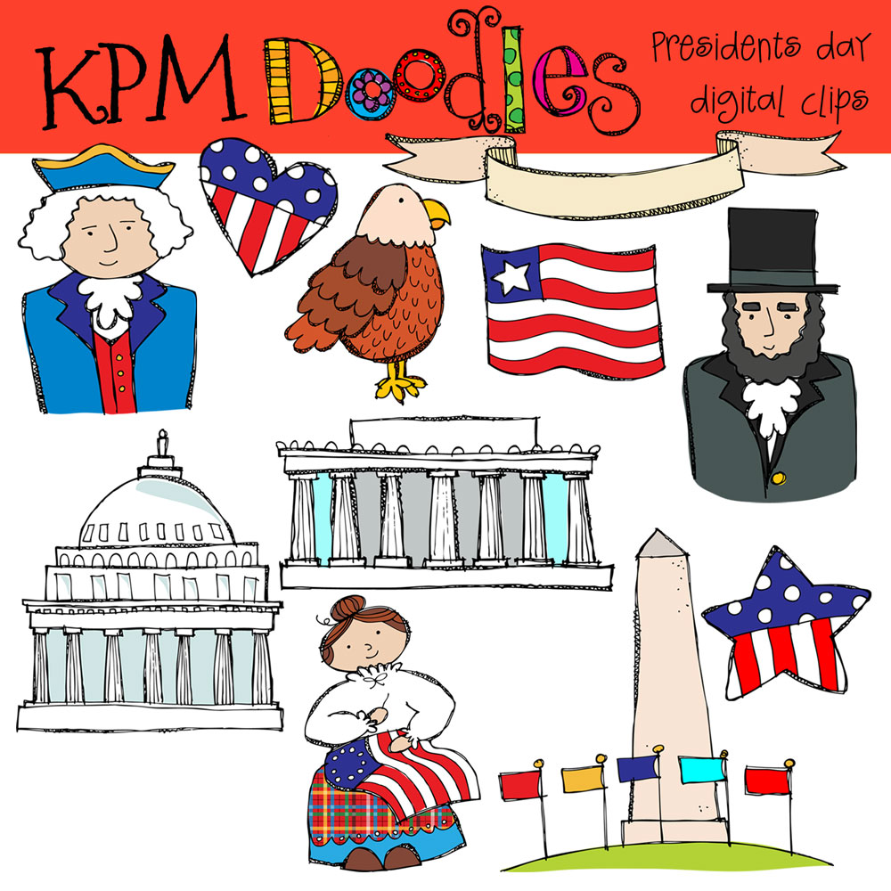 Kpm Doodles  Presidents Day Clip Art