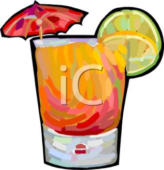 Royalty Free Clipart Image  Old Fashioned Drink