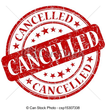 Stock Illustration   Cancelled Red Stamp   Stock Illustration Royalty