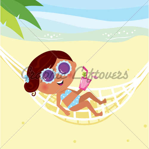 Summer Background Stock Vector Clipart Summer Background With Sun And