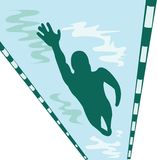 Swimmer Ocean Stock Vectors Illustrations   Clipart