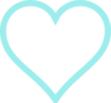Triple Blue Heart Outline Clip Art Pictures To Pin On Pinterest