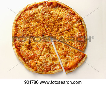 Whole Cheese Pizza Clipart Stock Image   A Whole Cheese