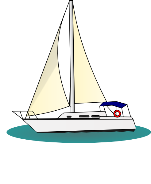 Yacht Clip Art At Clker Com   Vector Clip Art Online Royalty Free
