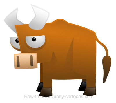 Bull Horns Cartoon