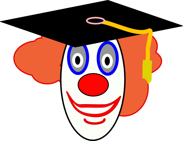 Clown School Graduate Clip Art At Clker Com   Vector Clip Art Online