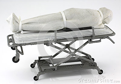 Dead Person On Hospital Gurney Royalty Free Stock Image   Image    