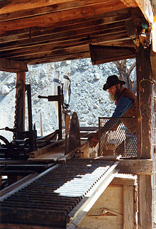 Early 20th Century Sawmill Maintained At Jerome Arizona  