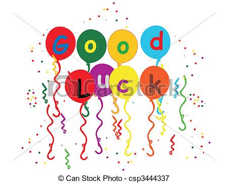Good Luck Clipart Animated Good Luck Balloons  Streamers