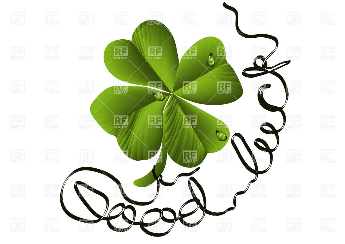Good Luck Clipart Shamrock With Good Luck Wishes