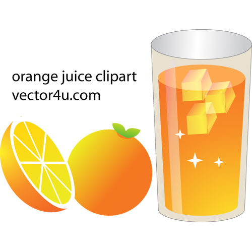 Orange Juice Eps Vector   Free Logo Vector