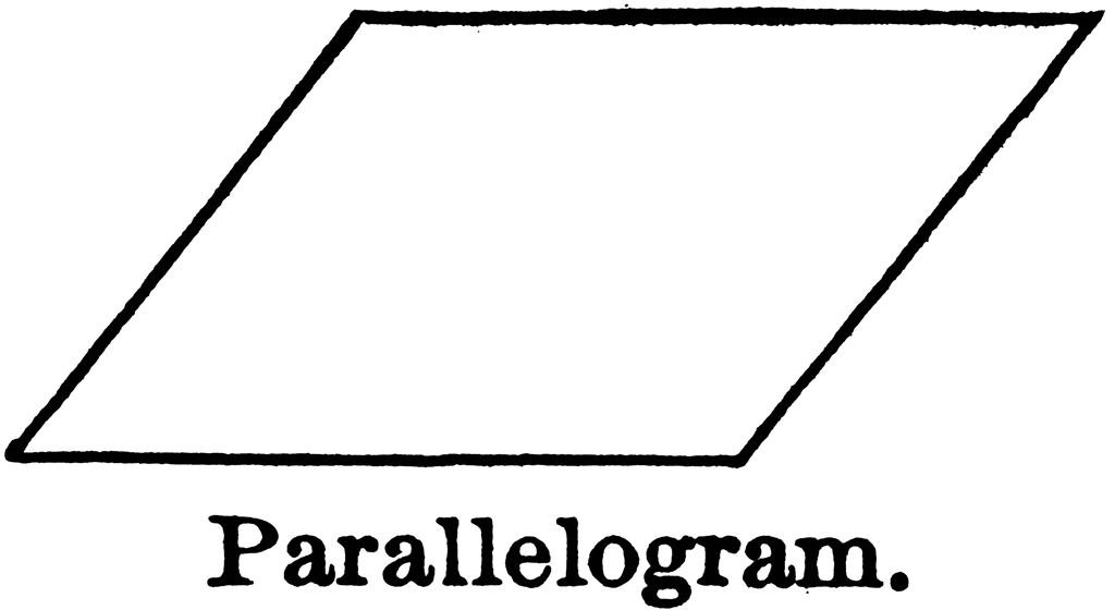 Parallelogram   Clipart Etc