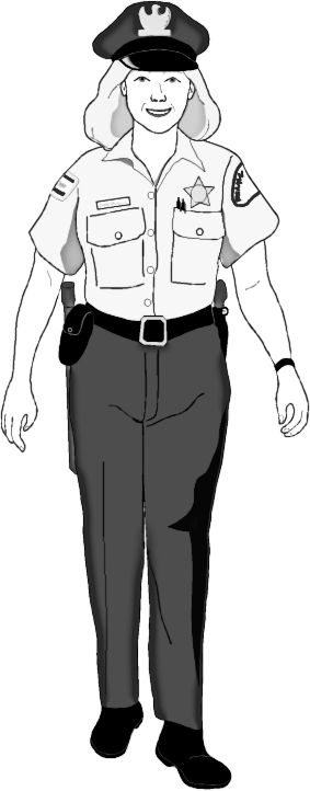 Police Woman   Http   Www Wpclipart Com People Professions Police