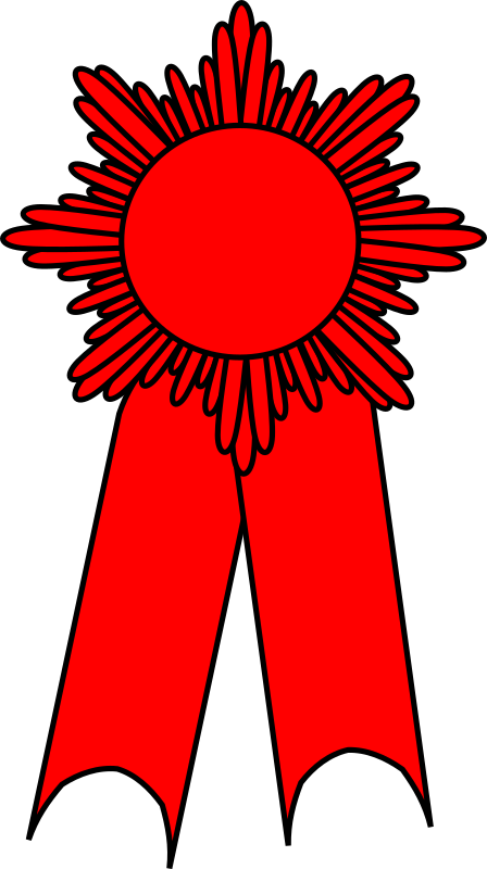 Prize Ribbon Red By Barnheartowl   A Second Place Prize Ribbon