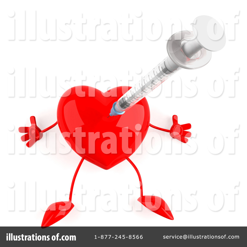 Red Heart Character Clipart  77041 By Julos   Royalty Free  Rf  Stock