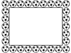 These Soccer Borders And Background Graphics Are A Set Of 8    