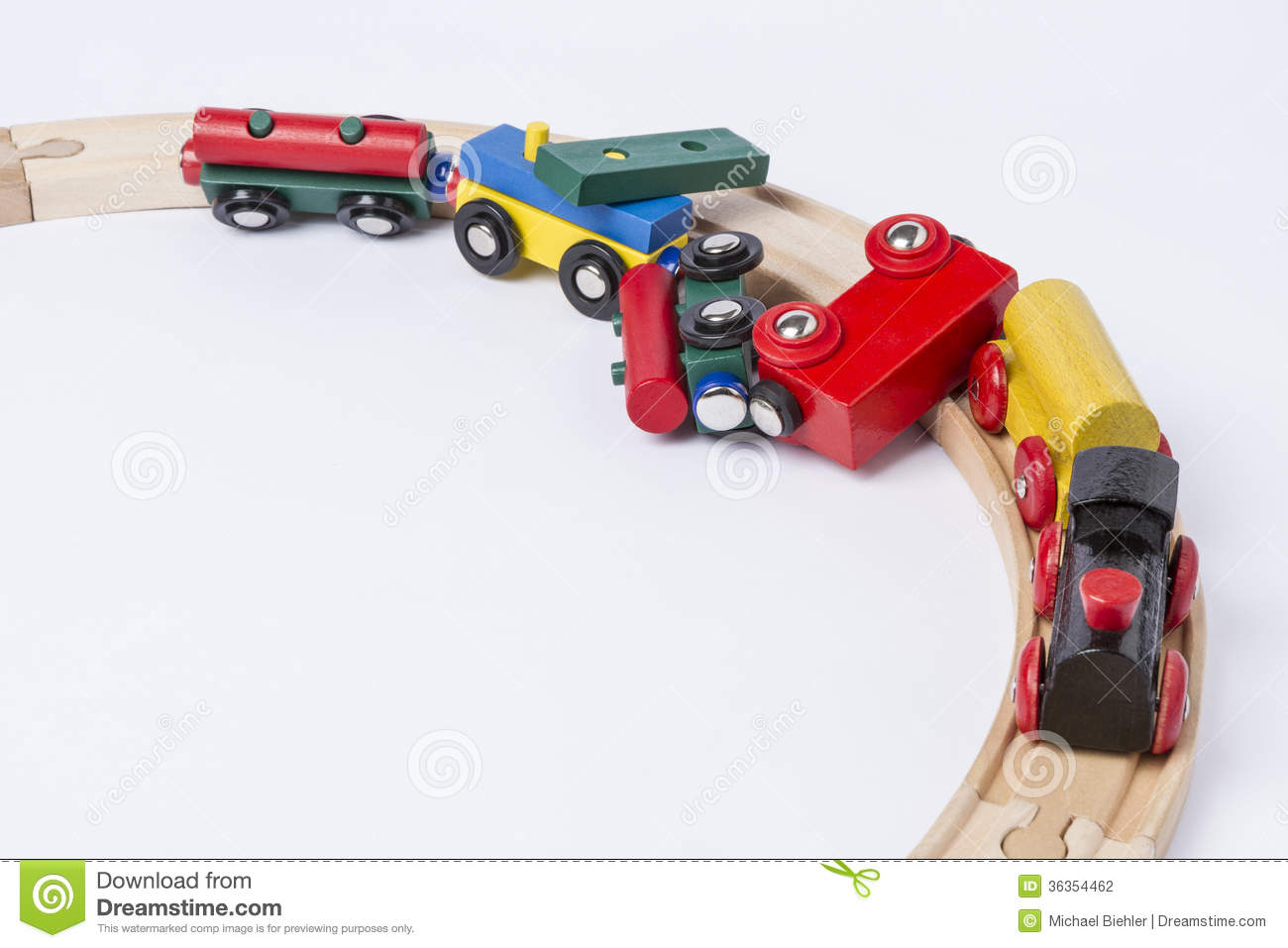 Toy Train Tracks Clipart Crashed Wooden Toy Train