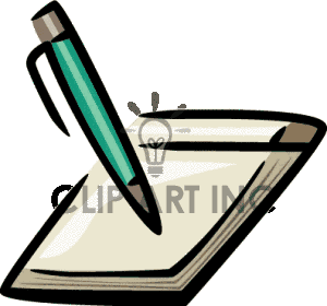     Writing In Notebook Clipart   Clipart Panda   Free Clipart Images