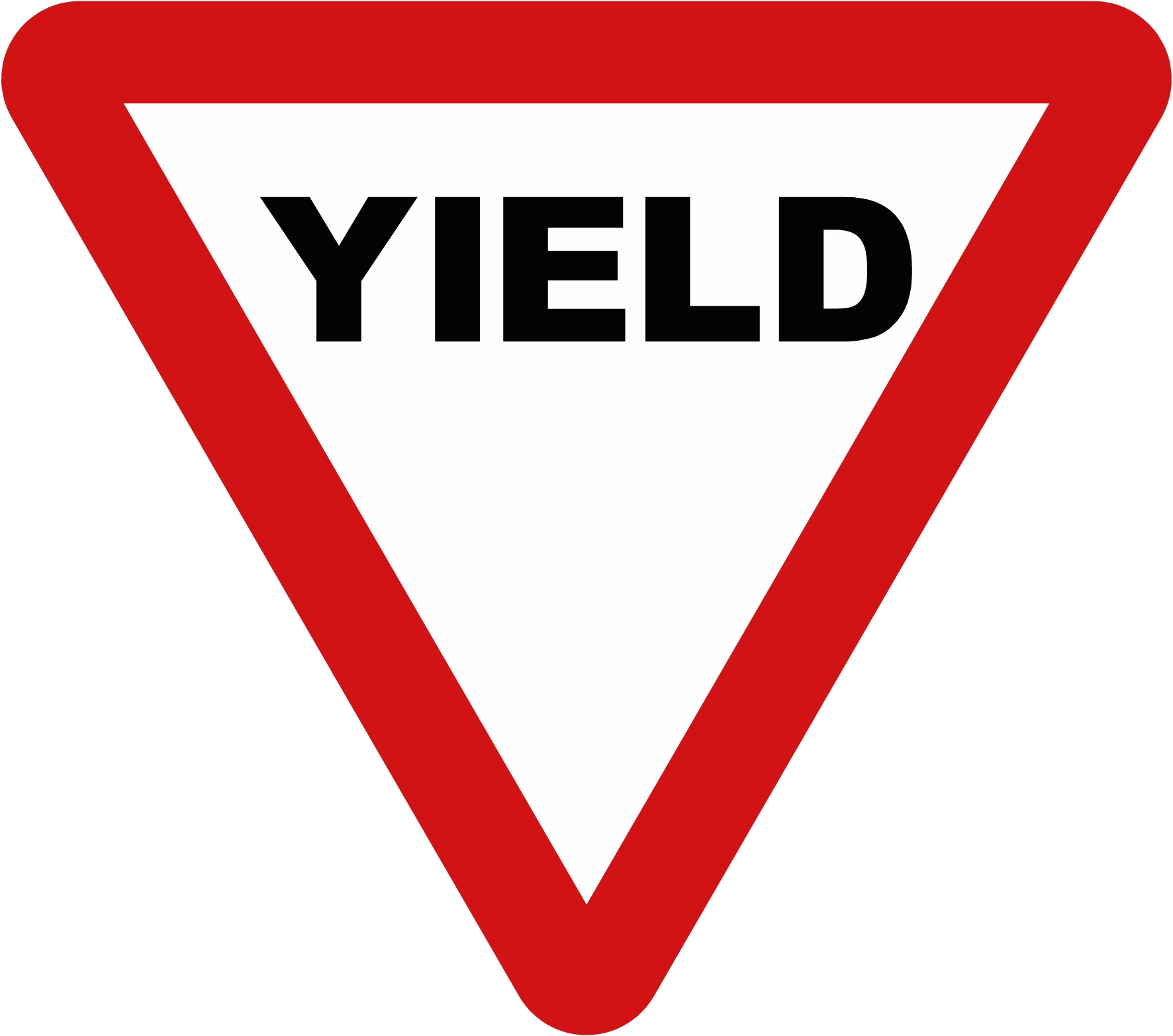 Yellow Yield Sign Clipart   Clipart Panda   Free Clipart Images
