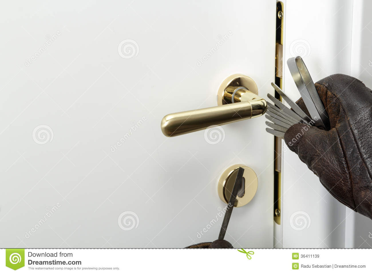 Breaking And Entering Home Royalty Free Stock Images   Image  36411139
