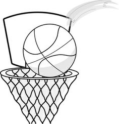     Clip Art Black And White   Basketball Clipart Black And White More