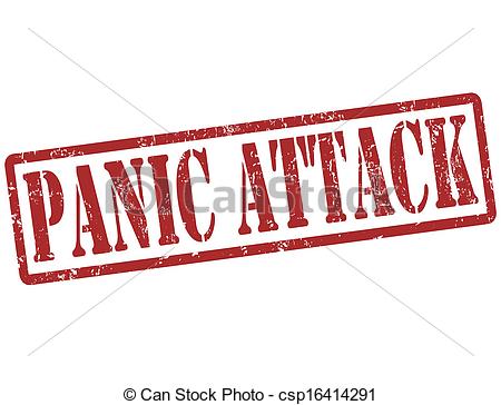 Eps Vectors Of Panic Attack Stamp   Panic Attack Grunge Rubber Stamp