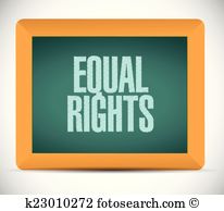 Equal Rights Clipart And Illustrations