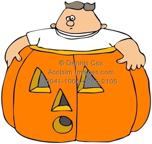 Fat Boy In A Pumpkin