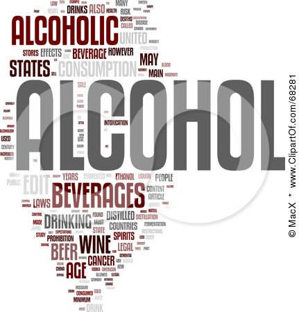 Free Rf Clipart Illustration Of An Alcohol Word Collage Version 2
