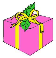      Gifts Gift Box Gold Ribbon Package Gold Ribbon And Pink Png Html