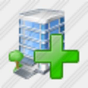 Icon Office Building Add   Free Images At Clker Com   Vector Clip Art