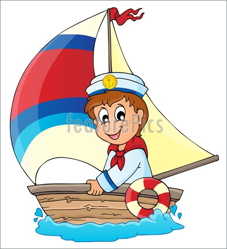 Illustration Of Image With Sailor Theme 3  Vector Clip Art To Download