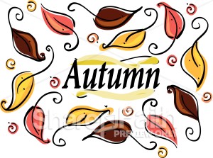 Many Autumn Leaves Clipart   Christian Calendar Clipart