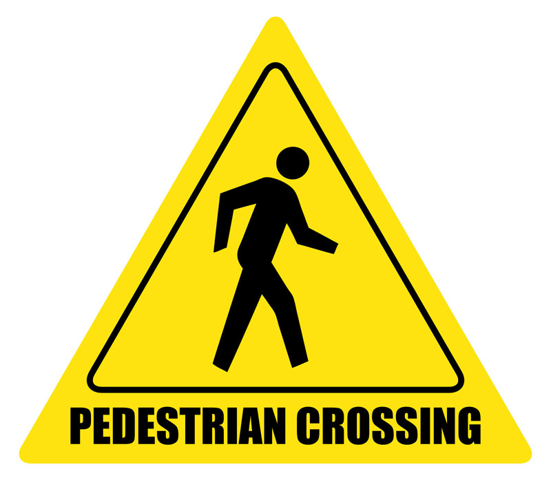 Pedestrian Crossing Sign   Road Signs   Clipart Best   Clipart Best