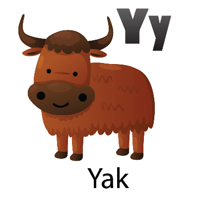 Animal Alphabet   Y For Yak   Clipart   The Arts   Image   Pbs