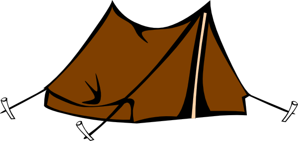 Brown Tent Clip Art At Clker Com   Vector Clip Art Online Royalty    
