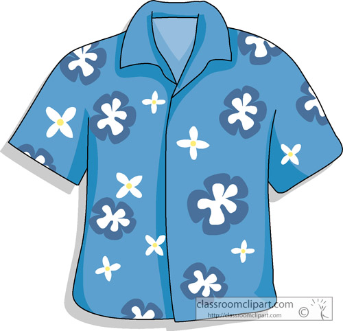 Hawaii   Hawaiian Shirt 12   Classroom Clipart