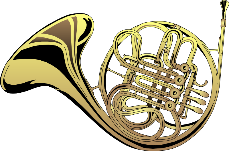 Horn 2 Music Clipart Pictures Png 55 72 Kb French Horn Music Clipart