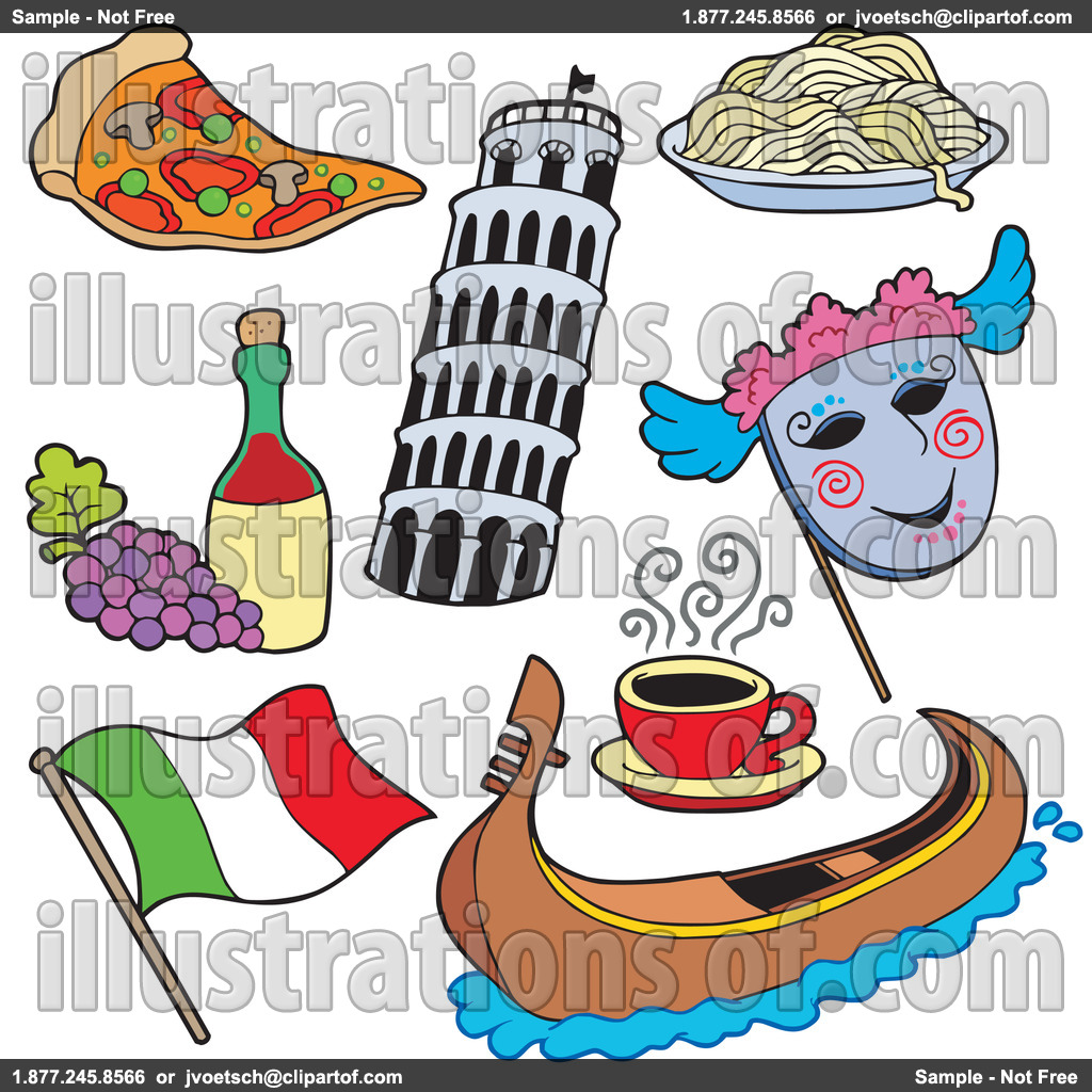 Italy Clipart Illustration