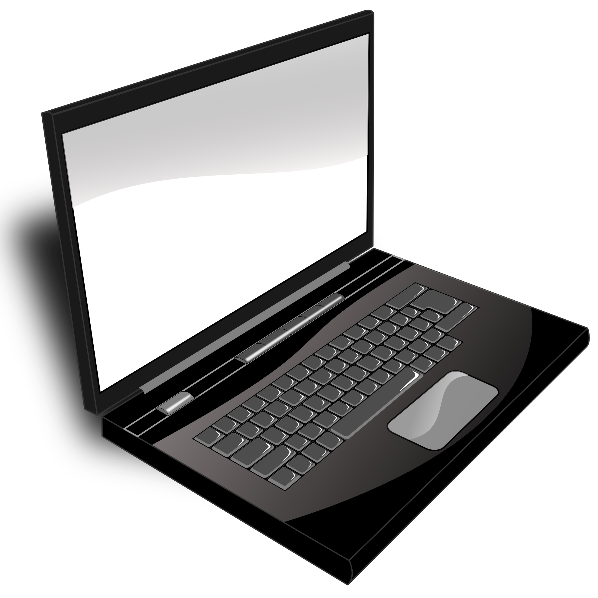 Laptop Clip Art Black And White   Clipart Panda   Free Clipart Images