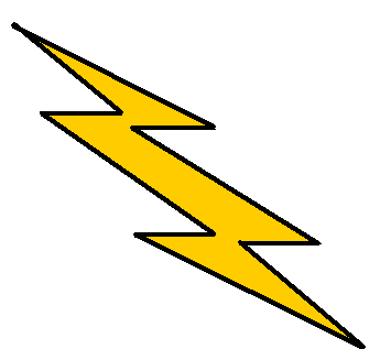 Lightning Bolt Art   Clipart Best