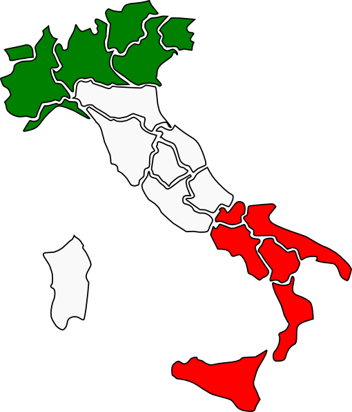 Map Of Italy Clip Art At Clker Com   Vector Clip Art Online Royalty