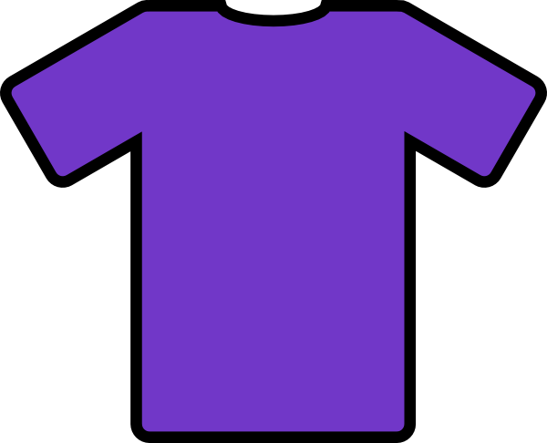 Purple T Shirt Clip Art At Clker Com   Vector Clip Art Online Royalty