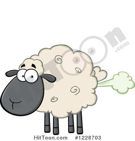 Sheep Fart Clipart   Vectors  1
