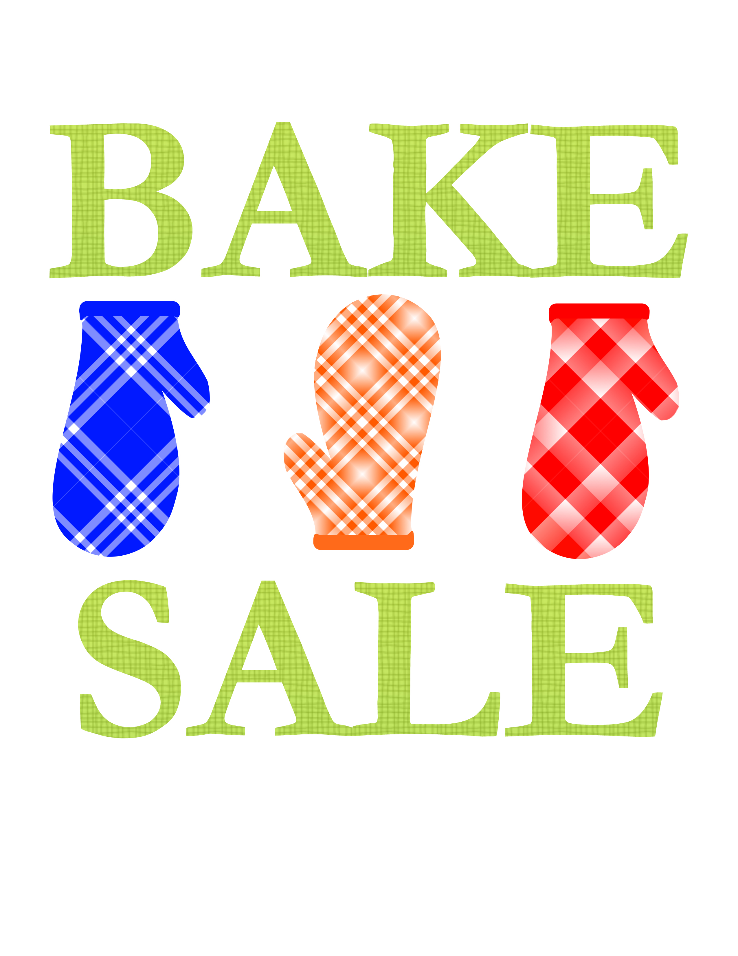Bake Sale Clipart