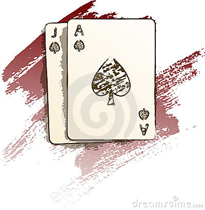 Blackjack Paint Royalty Free Stock Image   Image  3728466